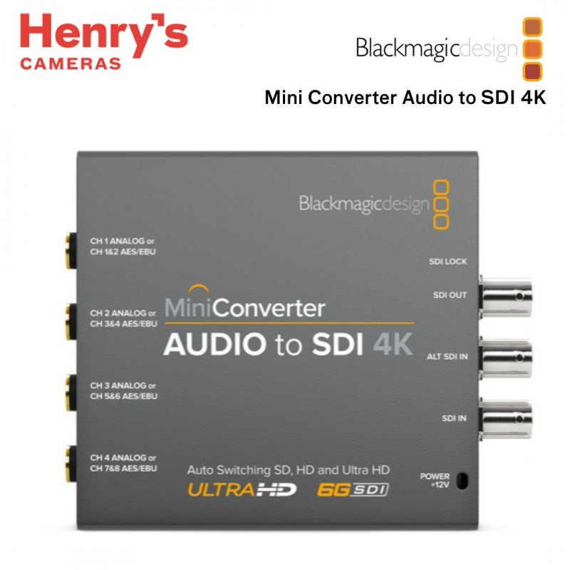 Blackmagic Design Mini Converter Audio to SDI 4K